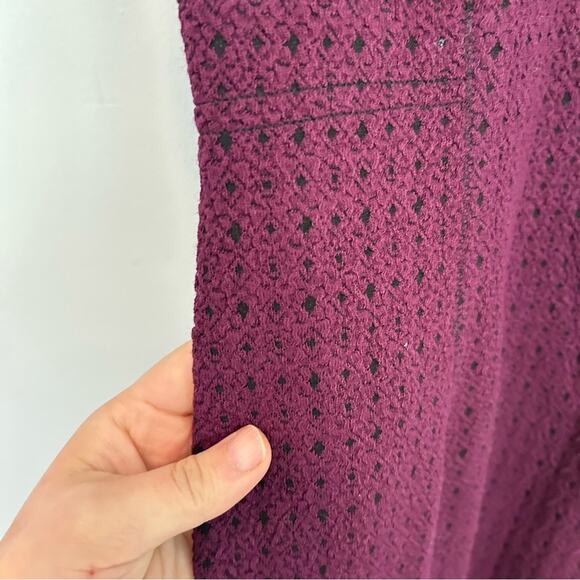 Tracy Reese Bodycon Sleeveless Midi Dress Maroon Size S - Picture 4 of 8